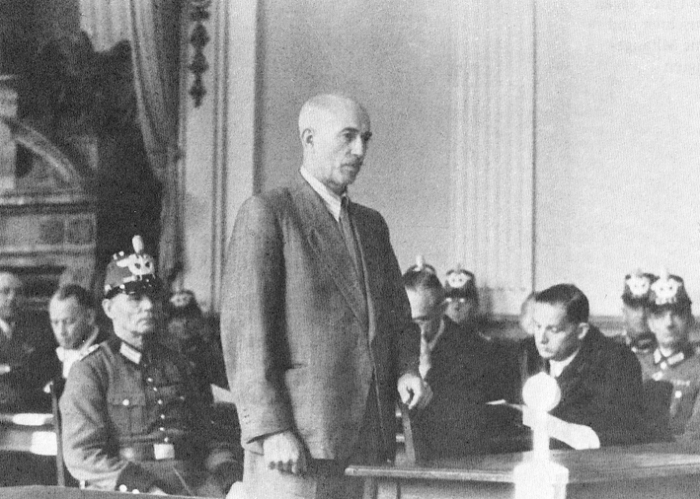 Wilhelm Leuschner vor dem ‚Volksgerichtshof‘